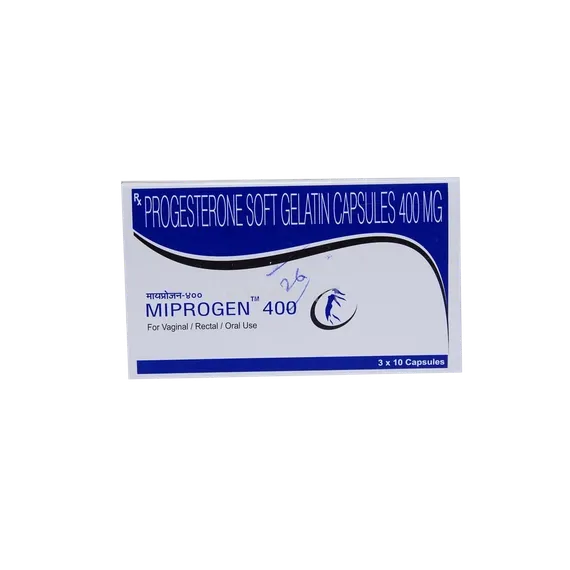 miprogen 400mg capsule 10's